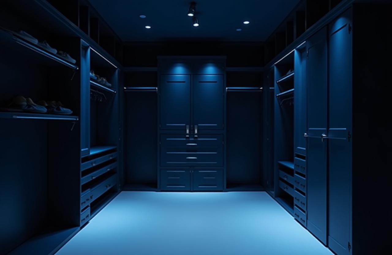 Perfectly organized minimalist storage